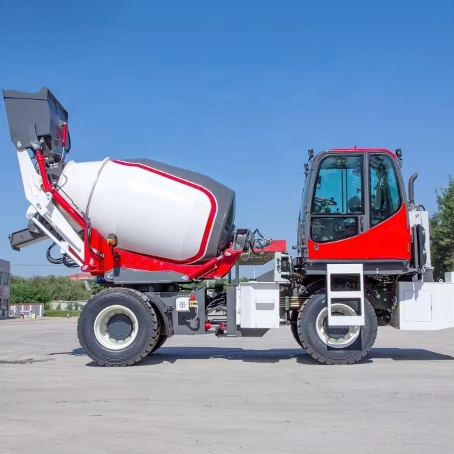 4WD Self Loading Concrete Mixe - Concrete Mixer Machine review and price