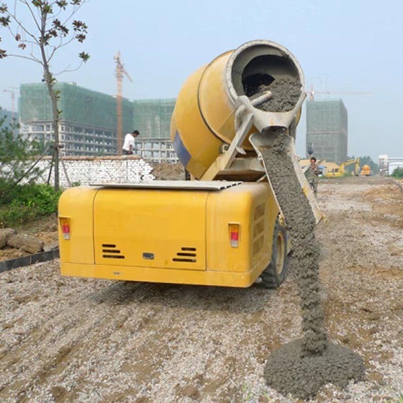 Self Loading Concrete Mixer 4. - Concrete Mixer Machine review and price
