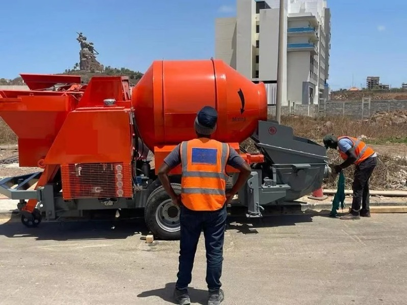 Customized Concrete Pumping Mi - Concrete Mixer Machine review and price