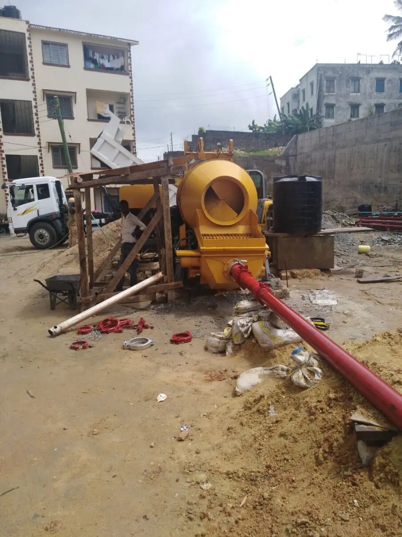 Customized Concrete Pumping Mi - Concrete Mixer Machine review and price