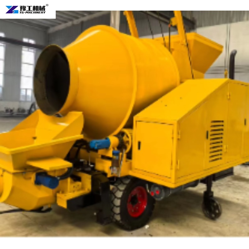 Trailer-mounted Concrete Mixer - Concrete Mixer Machine review and price