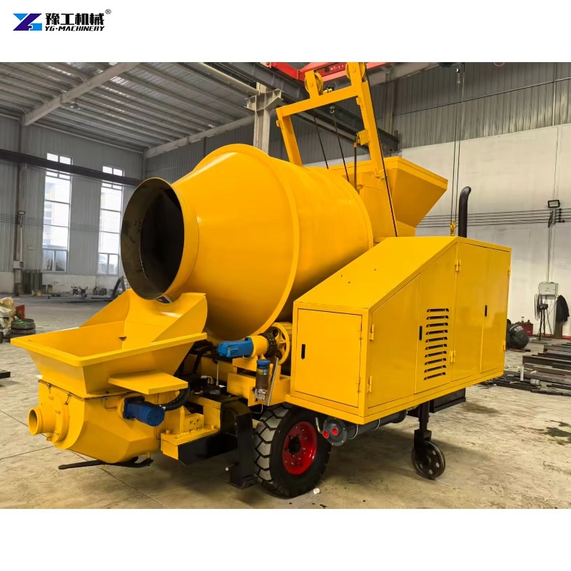 Trailer-mounted Concrete Mixer - Concrete Mixer Machine review and price
