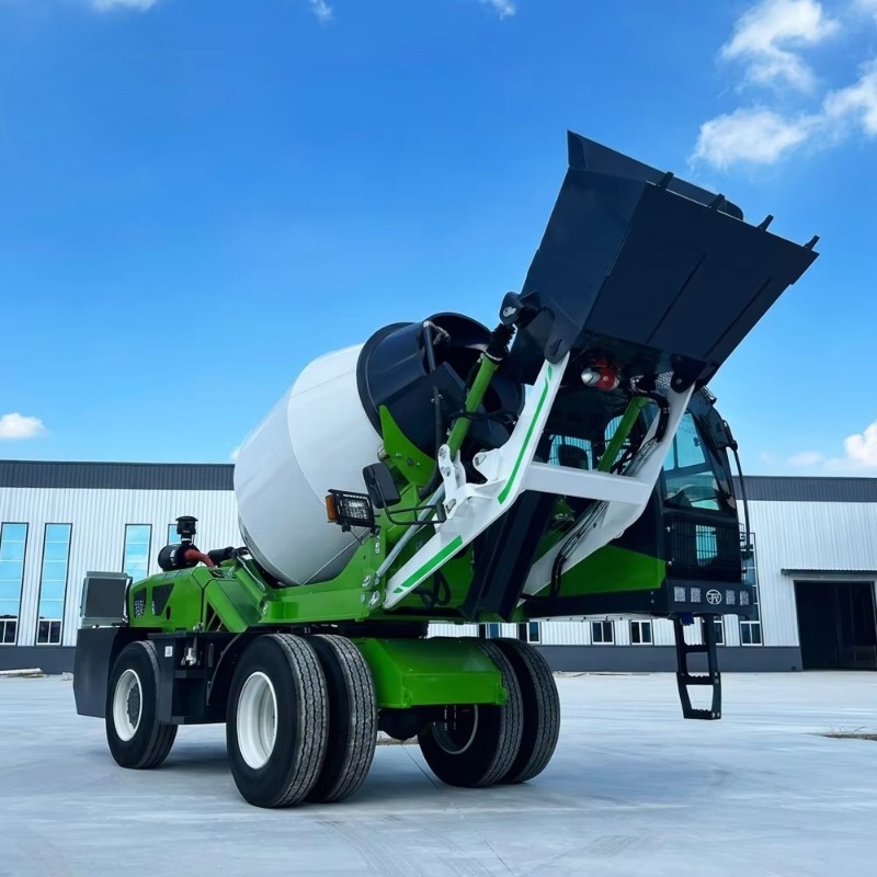 3.5m³ Self-loading Concrete Mi - Concrete Mixer Machine review and price