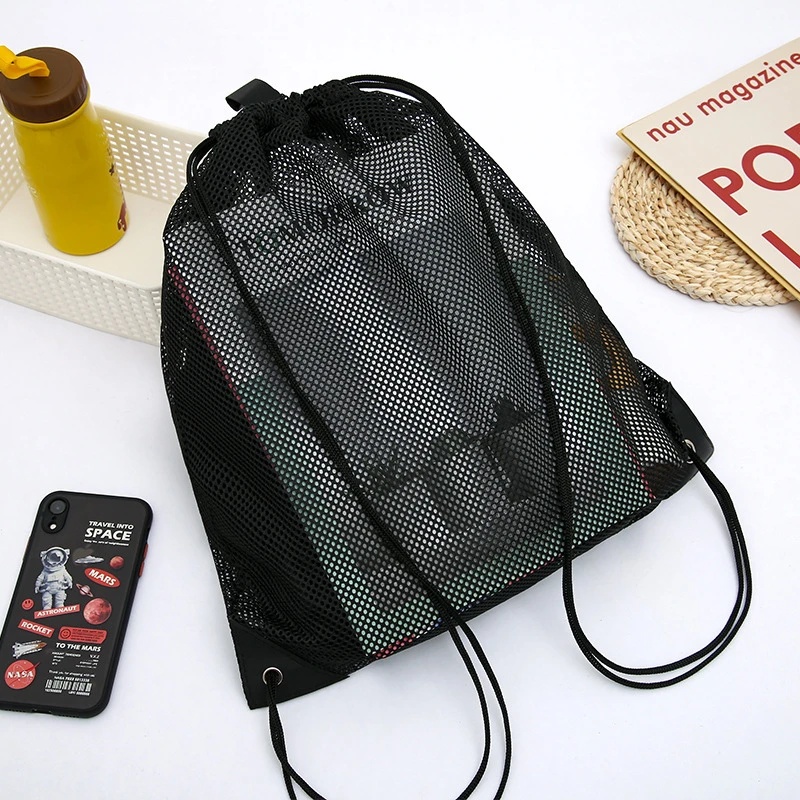 Mesh Drawstring Bag Backpack B - Heavy Equipment Management review and price