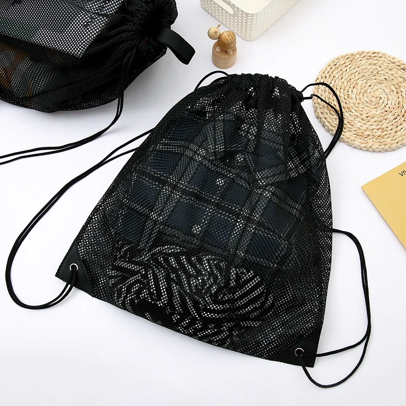 Mesh Drawstring Bag Backpack B - Heavy Equipment Management review and price