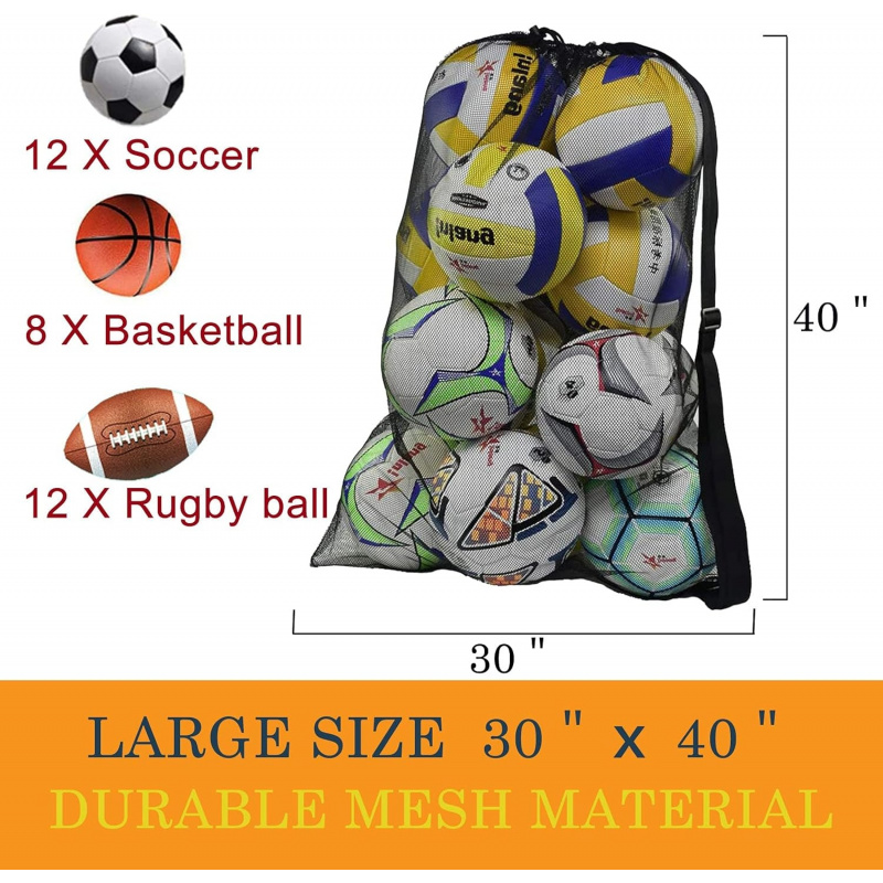Heavy Duty Mesh Ball Bag Large - Heavy Equipment Management review and price