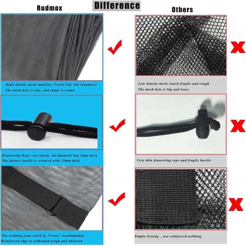 Heavy Duty Mesh Ball Bag Large - Heavy Equipment Management review and price