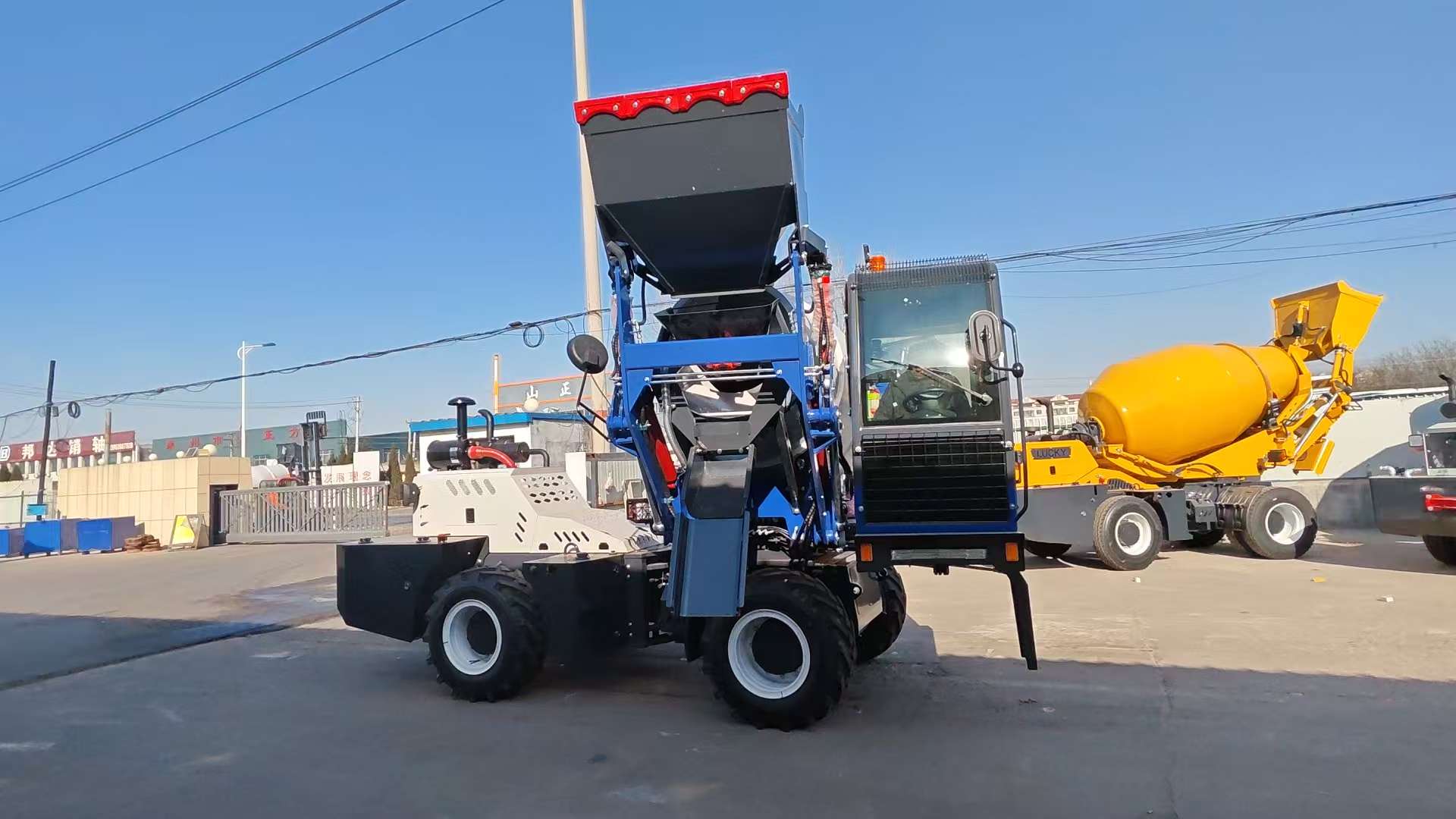 3.5m3 Self Loading Concrete Mi - Concrete Mixer Machine review and price